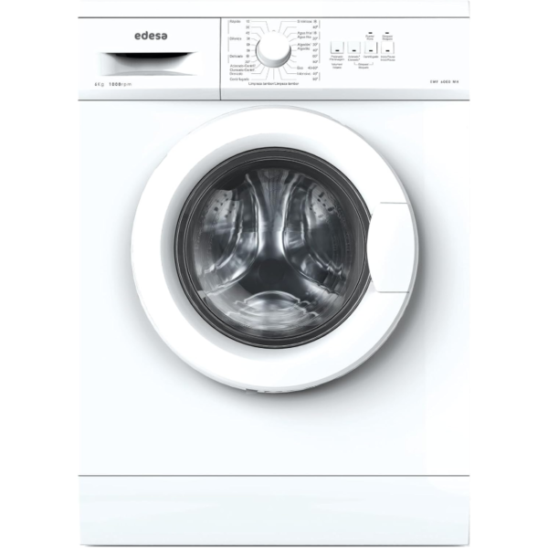 Edesa EWF-6000 WH 6 kg 1000 rpm Lavadora de Carga Frontal Original
